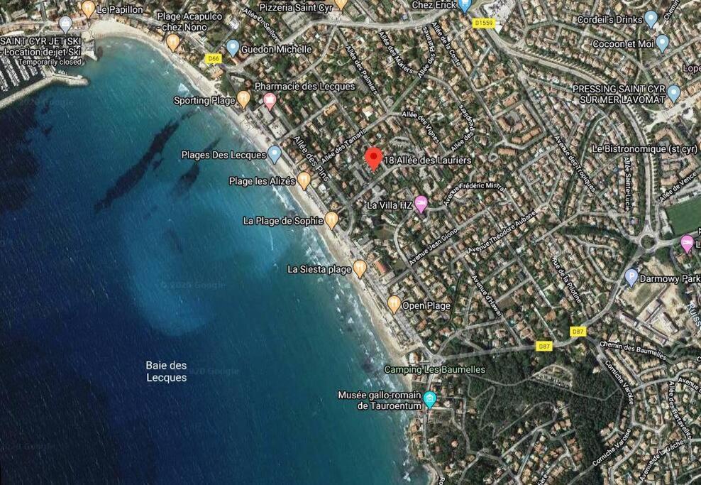Le Sof Paradis Grand T2 Sur La Plage Des Lecques Saint-Cyr-sur-Mer Extérieur photo